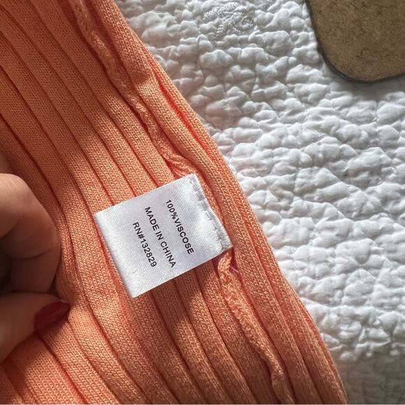 Revolve Superdown Milana Rib Knit Mini Dress in Orange - Picture 5 of 5